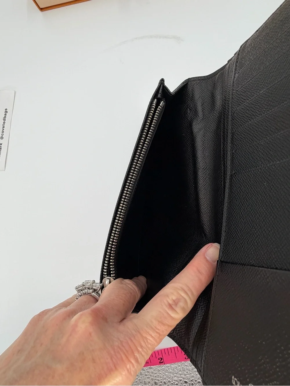 Louis Vuitton Brazza Damier Graphite Vertical Mens Wallet Very Good Condition! - Picture 10 of 16
